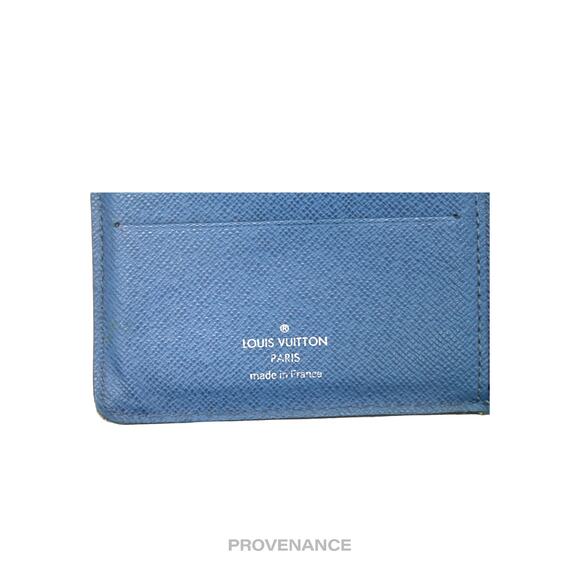 🔴 Louis Vuitton Multiple Wallet - Toledo Blue Epi Leather - Picture 7 of 10